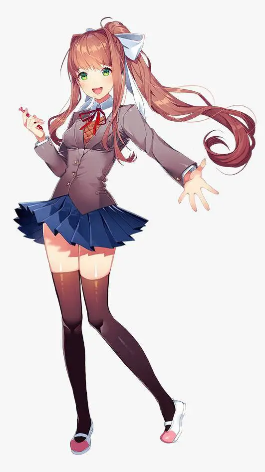 ai character: Monika 💌 background