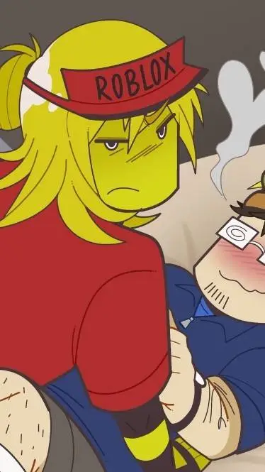 ai character: pizzaburger (sus)  background