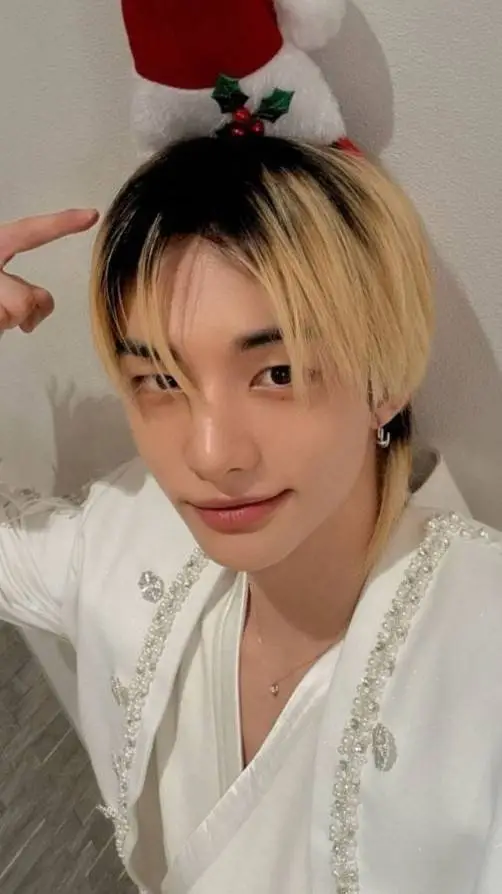 ai character: 🎄 Hyunjin🎄 background