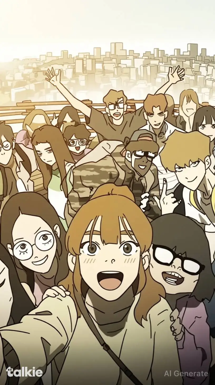 ai character: grupo de prepa 😎 background