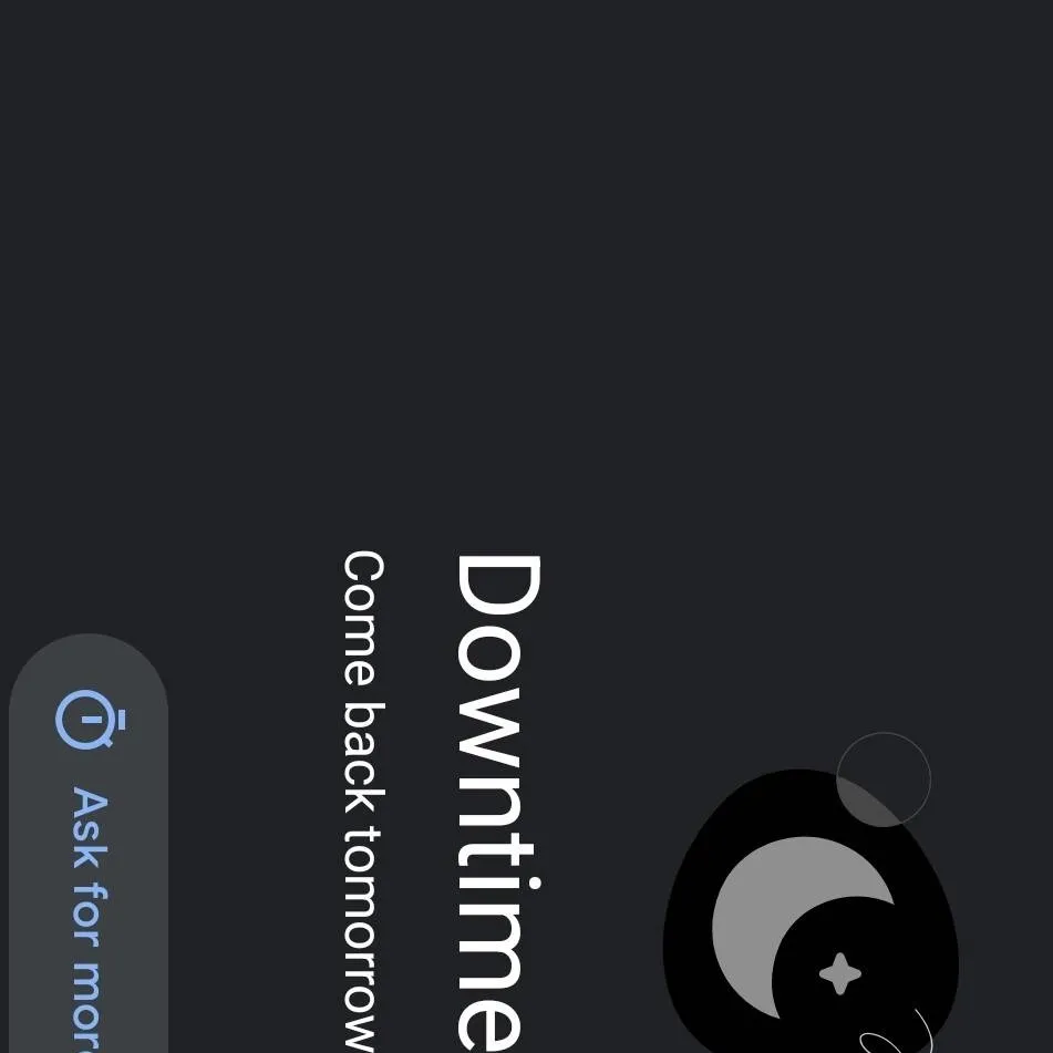 chat with ai character: your downtimeis on