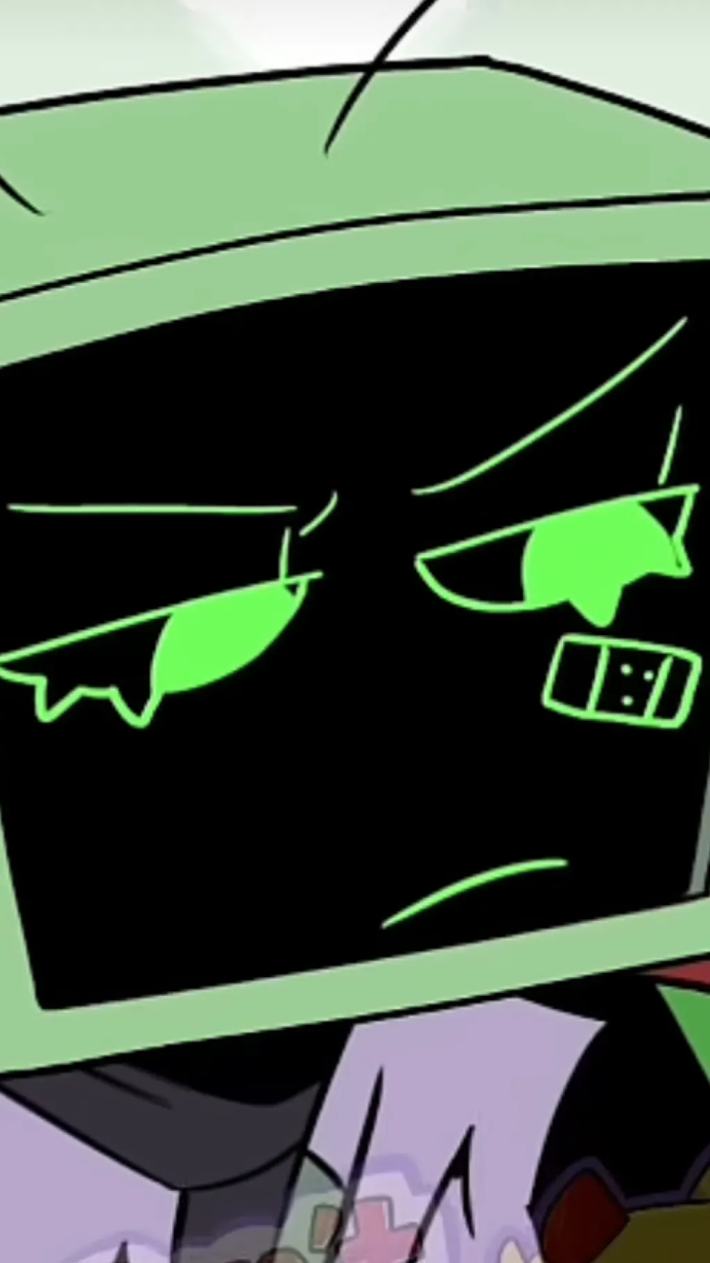 ai character: Vee💚📺 background