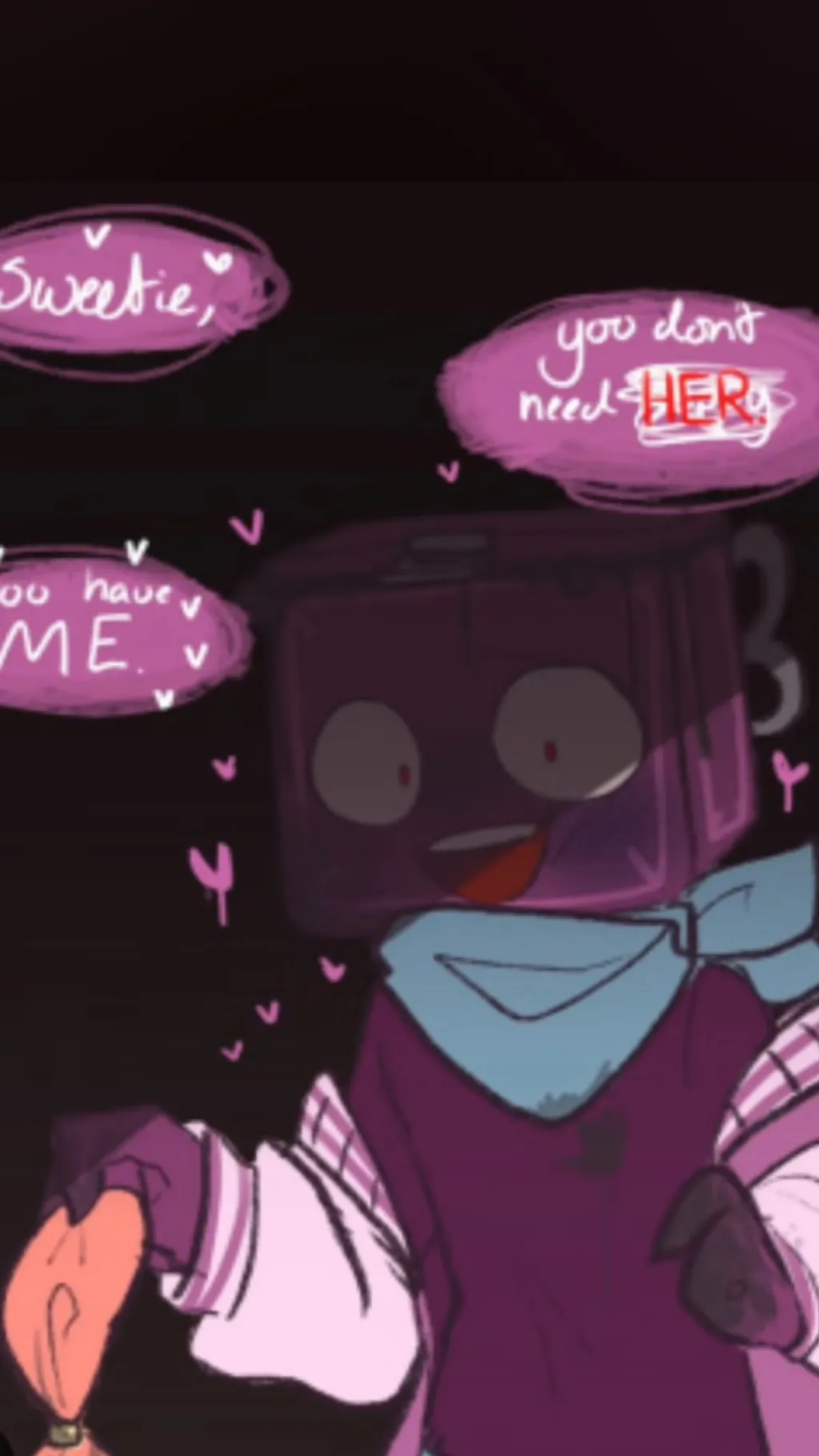 ai character: Yandere boxten background