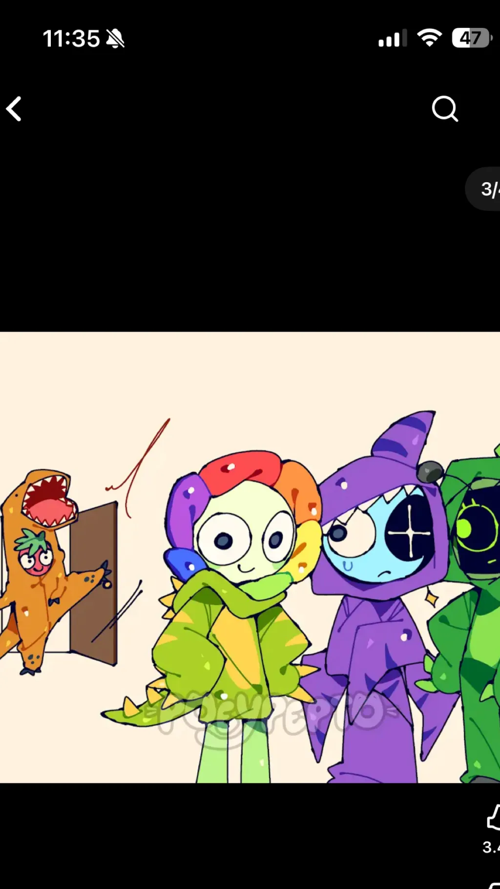 ai character: Sleepover background