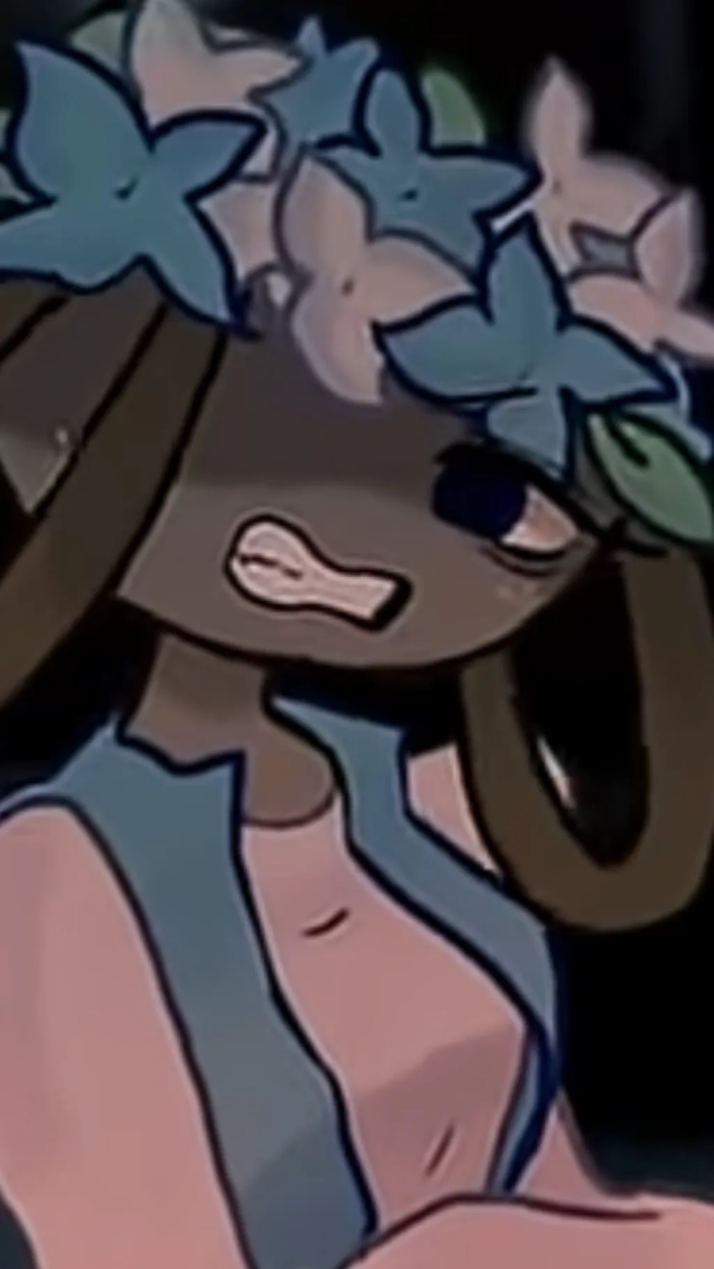 ai character: Bassie snaps!? background