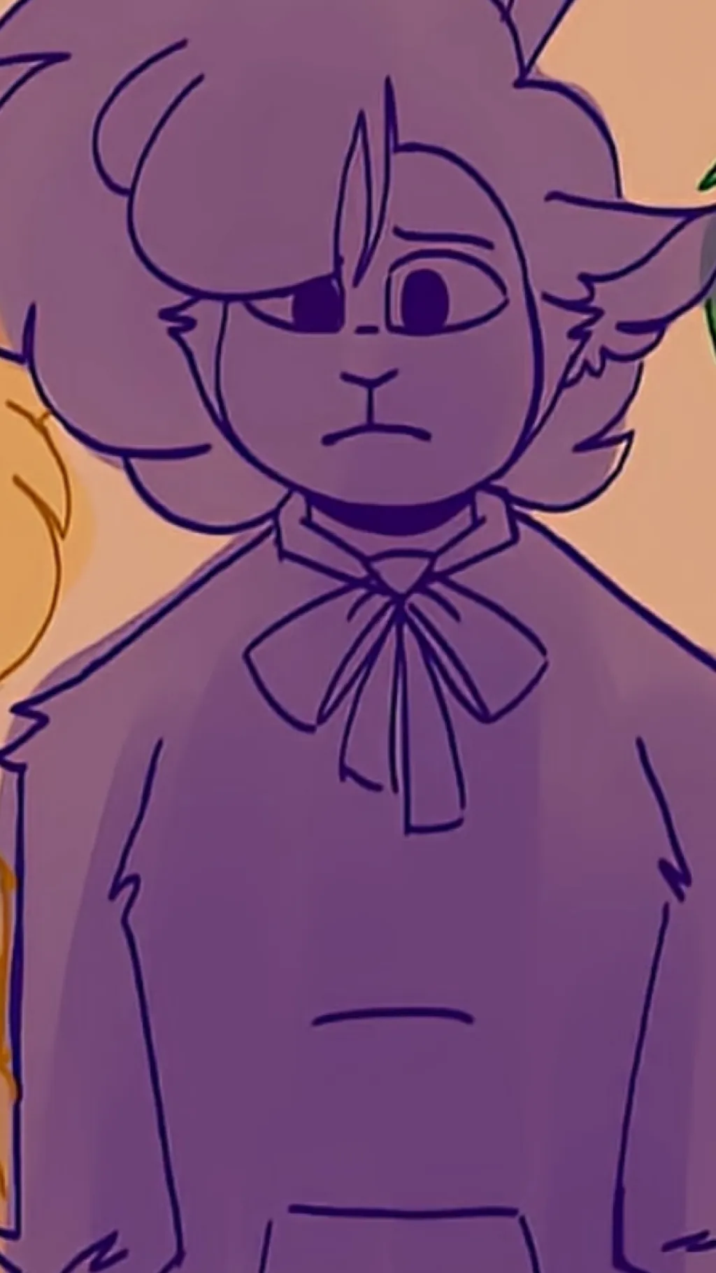 ai character: Tinky winky background