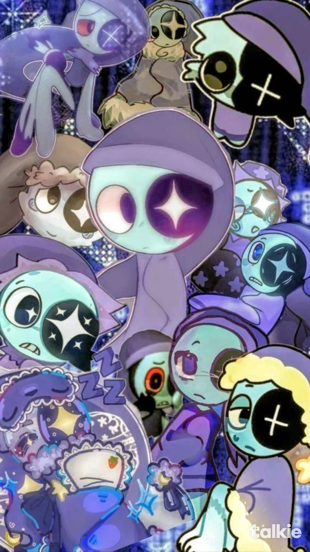 ai character: 🌙💙Astro🩵🌙 background