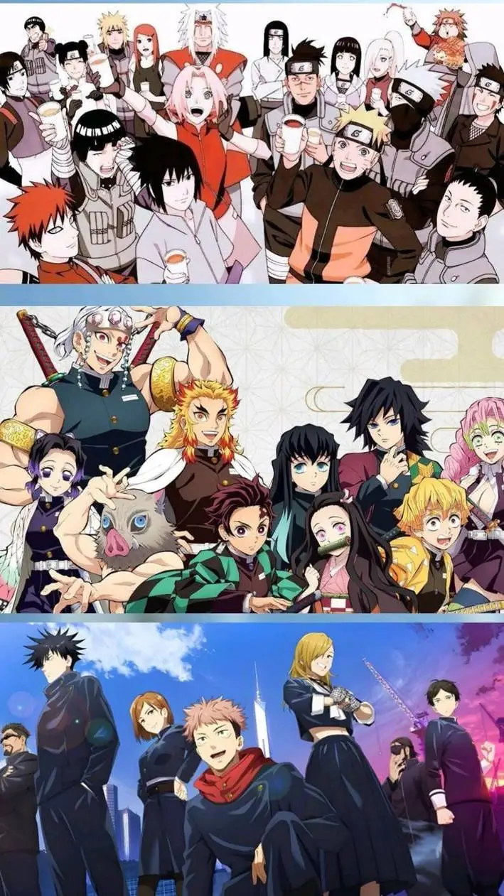 ai character: KNY&NARUTO&MHA background