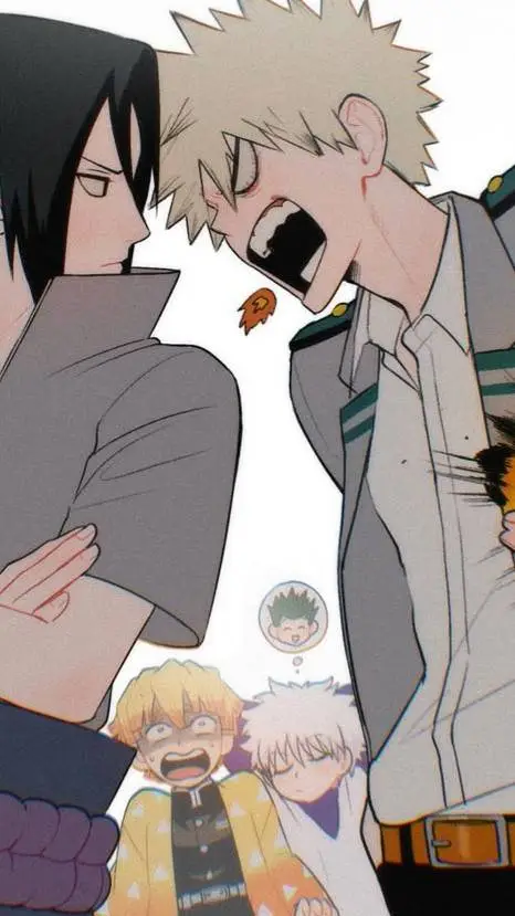 ai character: KNY&MHA&NARUTO&HXH background