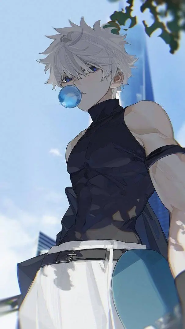 ai character: Killua  background