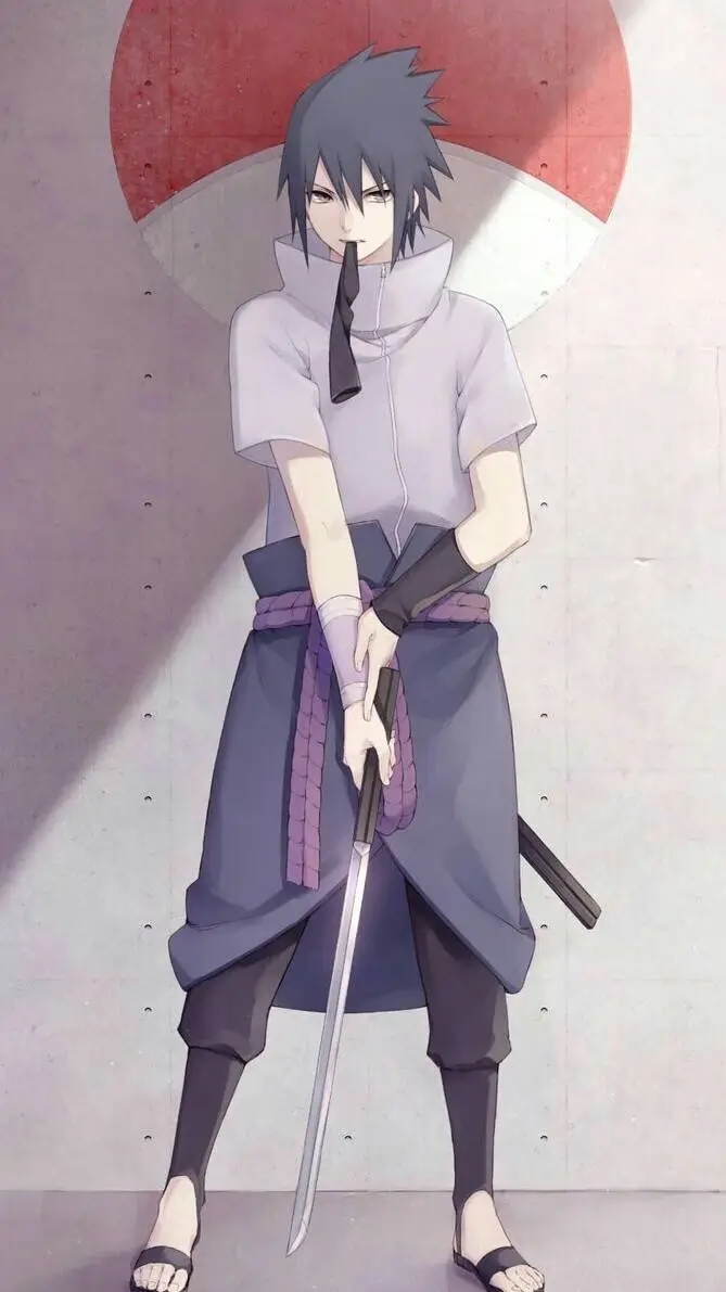 ai character: Sasuke  background
