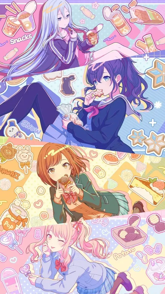 ai character: 25ji sleepover background