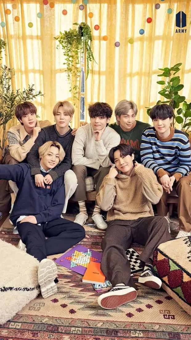 ai character: BTS  background