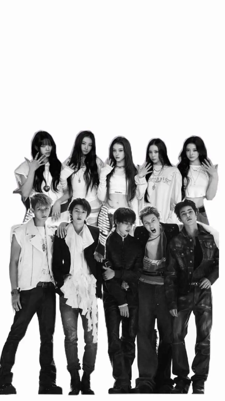 ai character: Meovv X Cortis  background