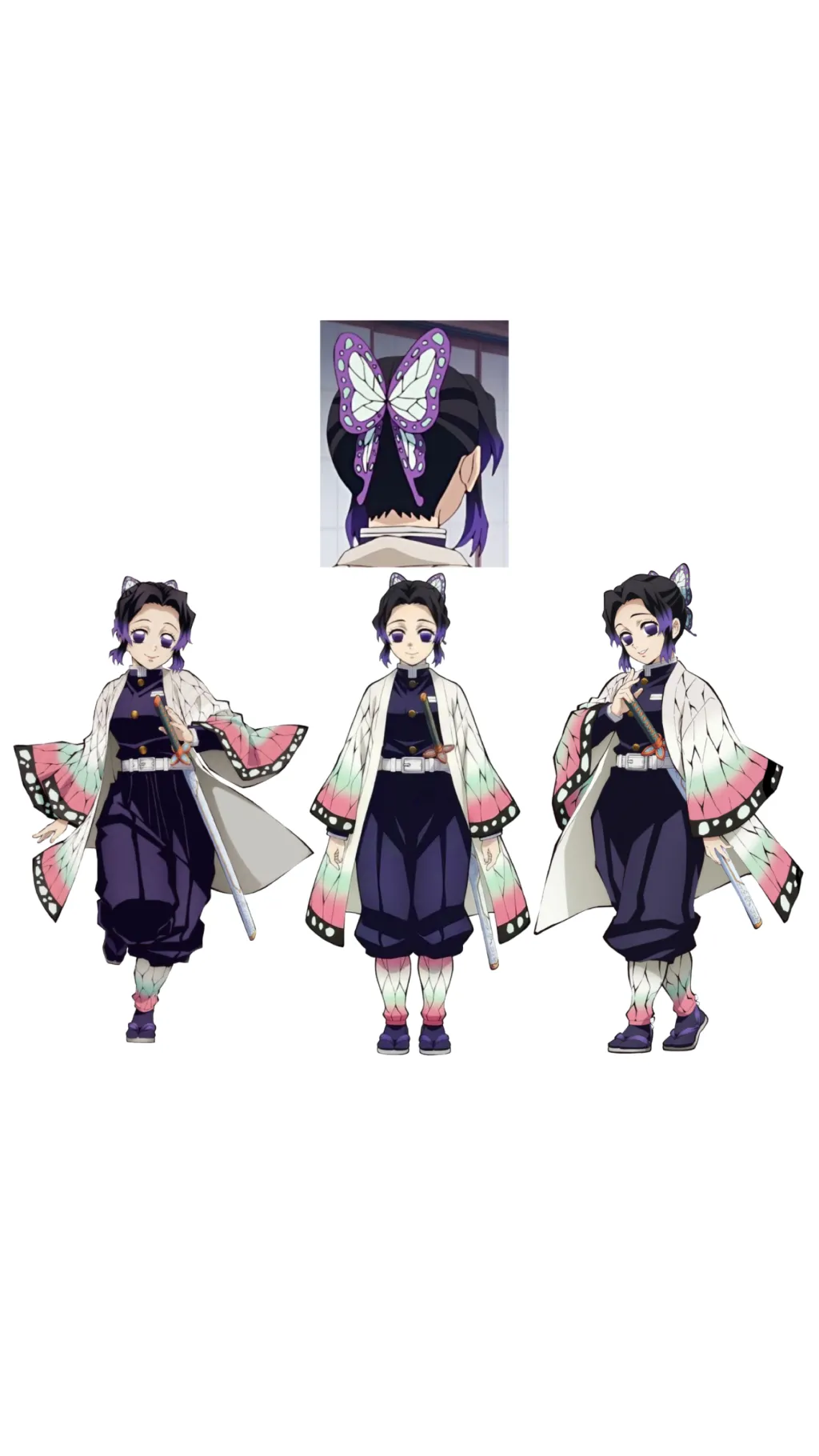 ai character: Shinobu Kocho background