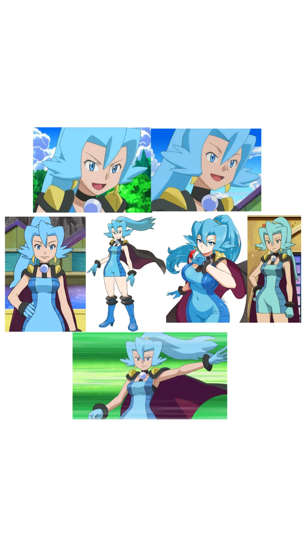 ai character: Clair background