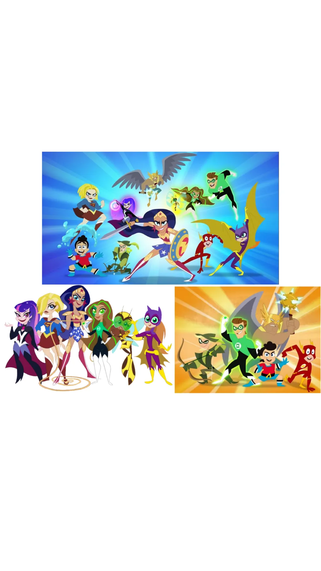 ai character: Dc super heros background