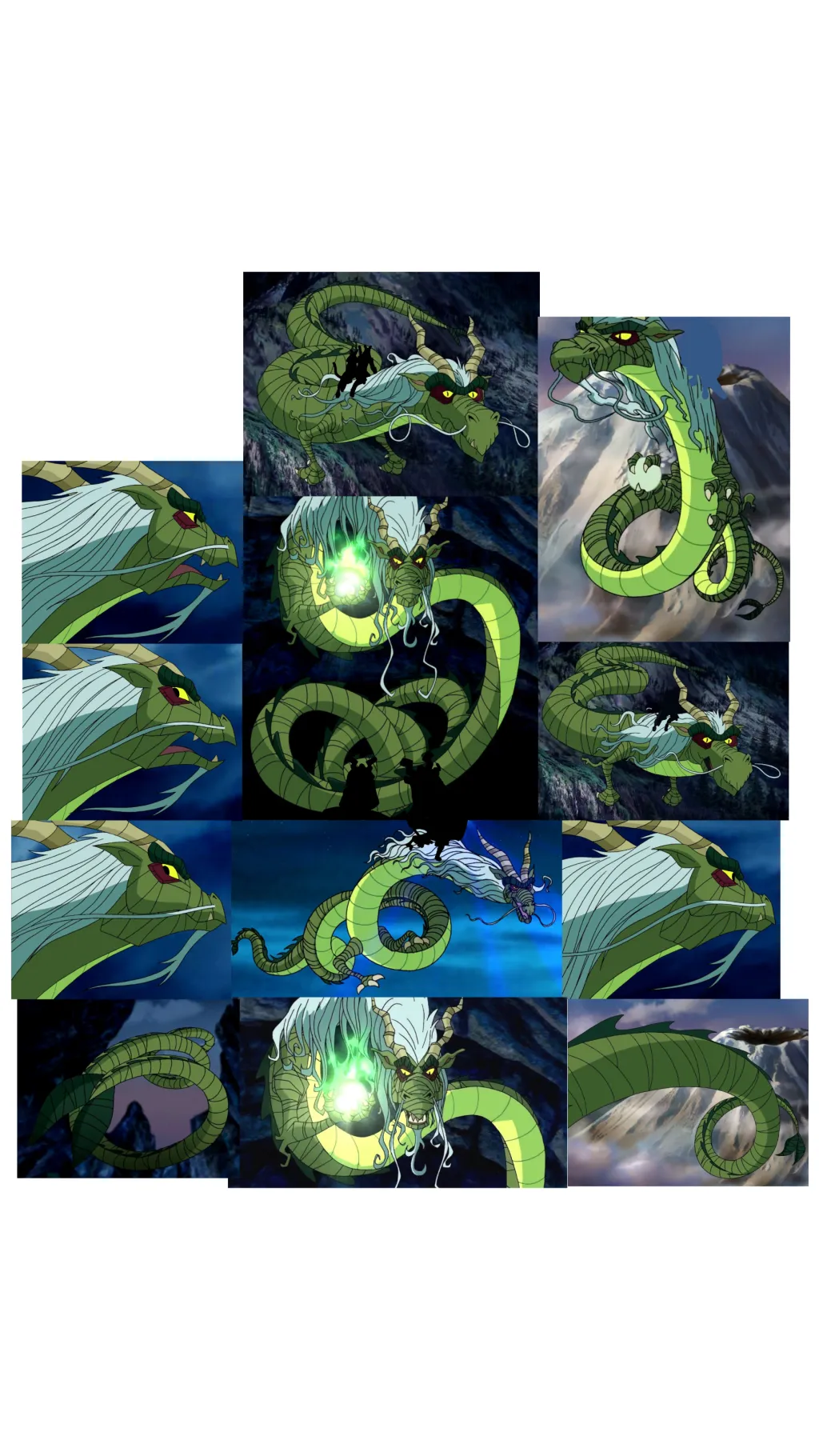 ai character: Green Dragon background