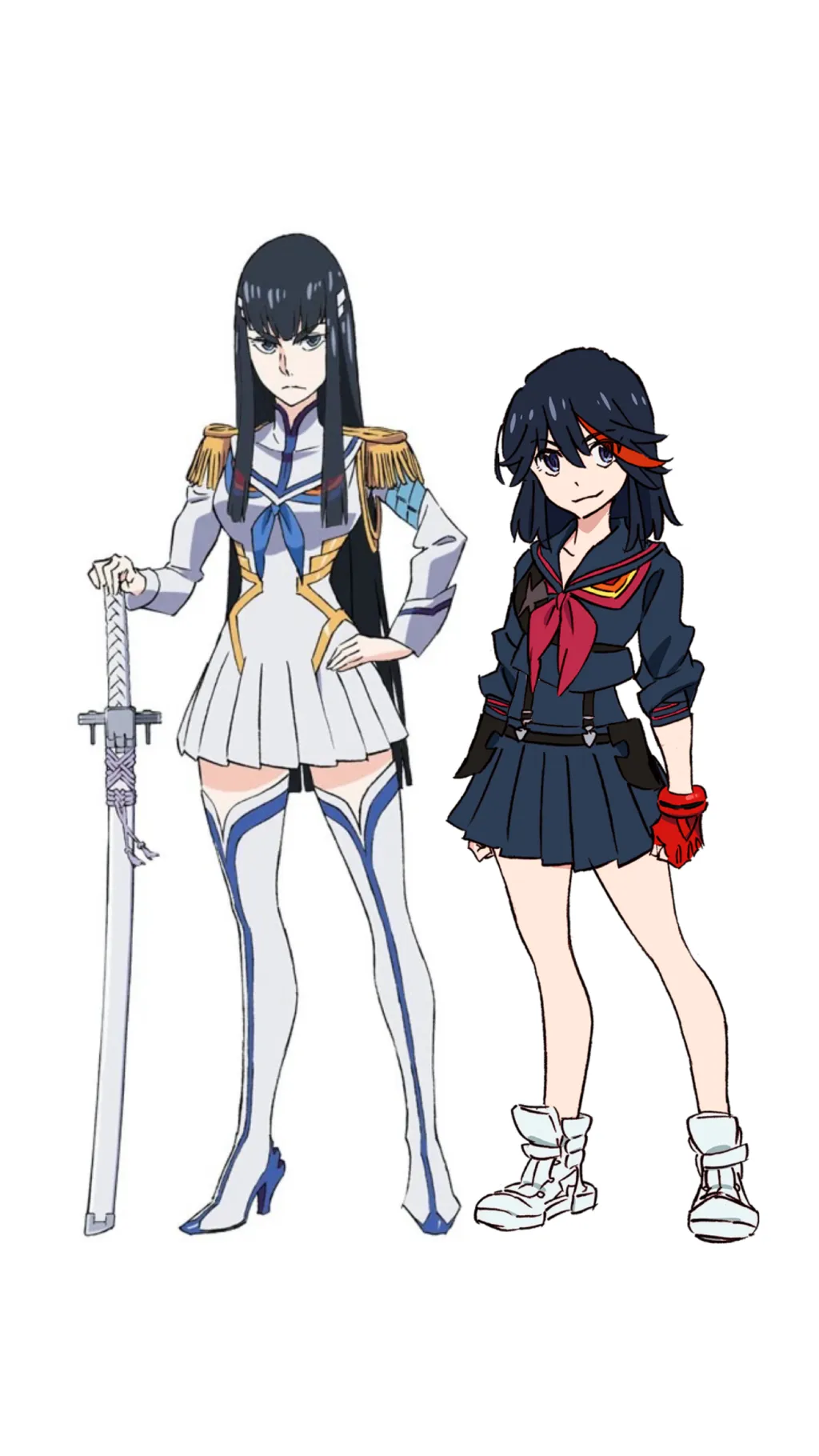 ai character: Kiryuin sisters background
