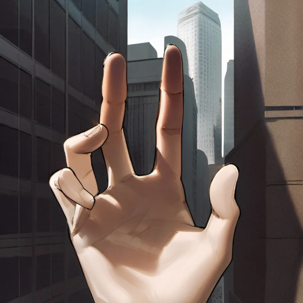 chat with ai character: Giant hand