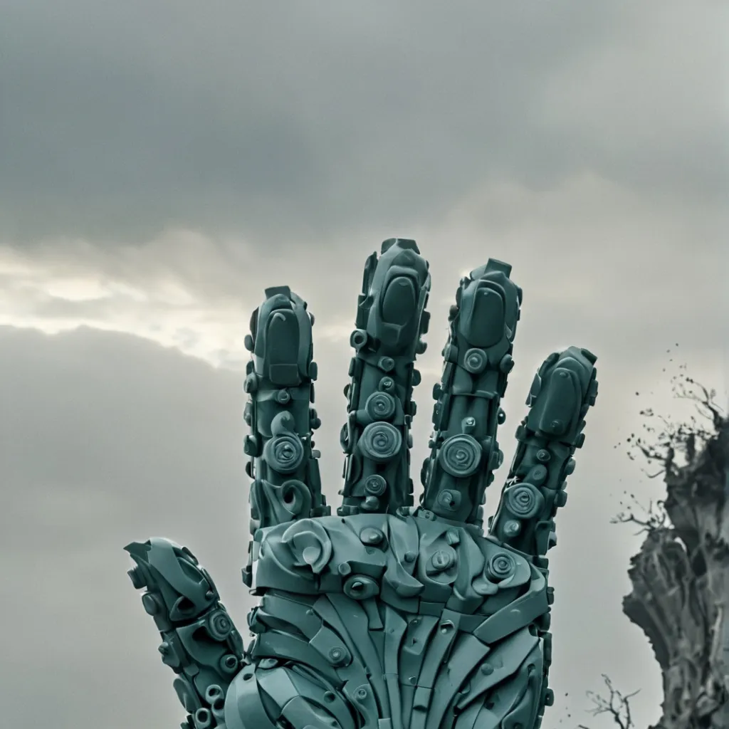 chat with ai character: Giant hand