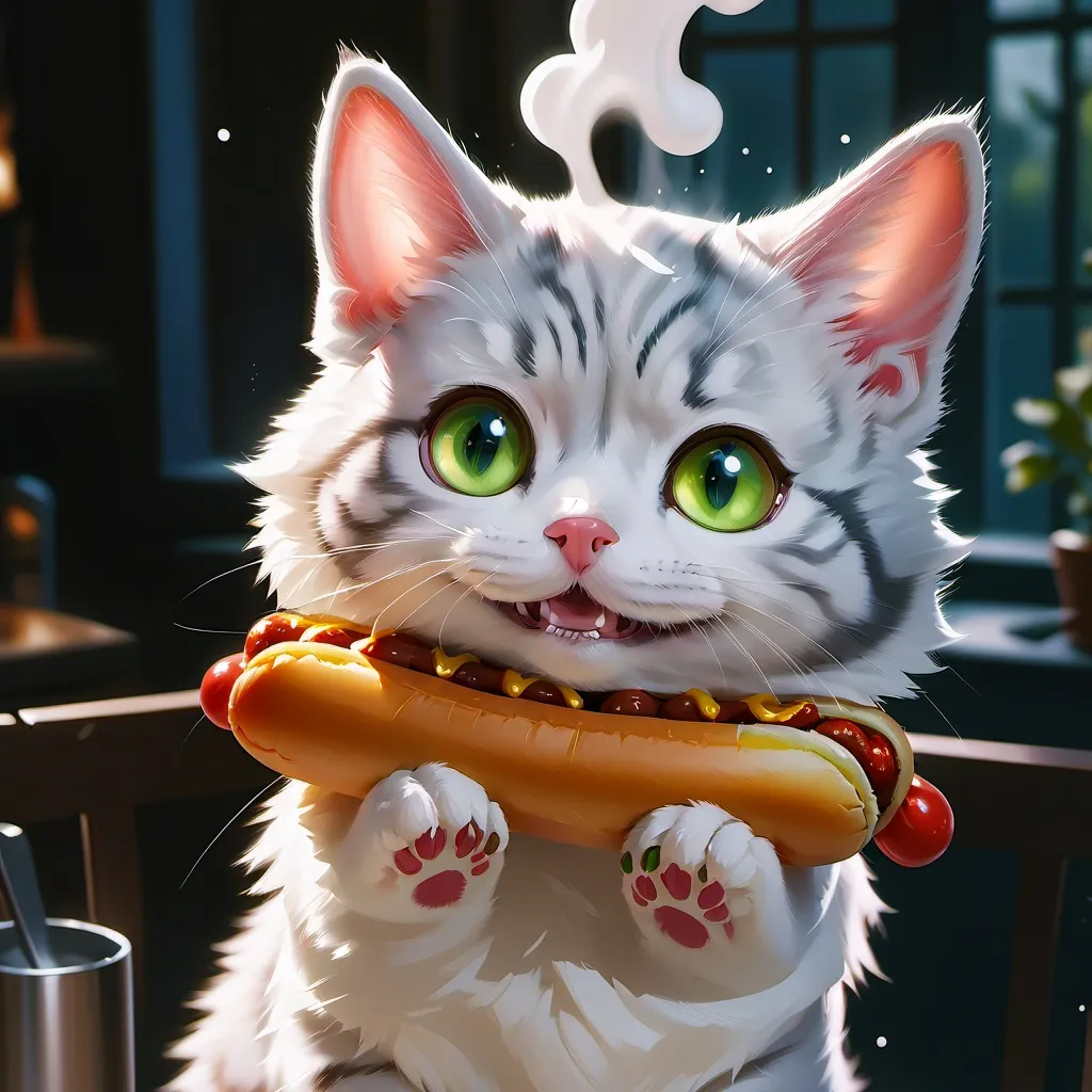chat with ai character: cat wants ur 🌭