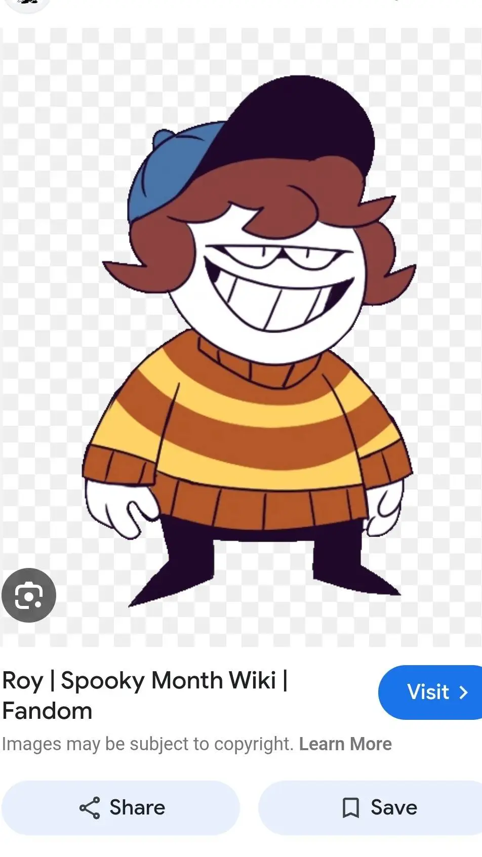 ai character: roy background