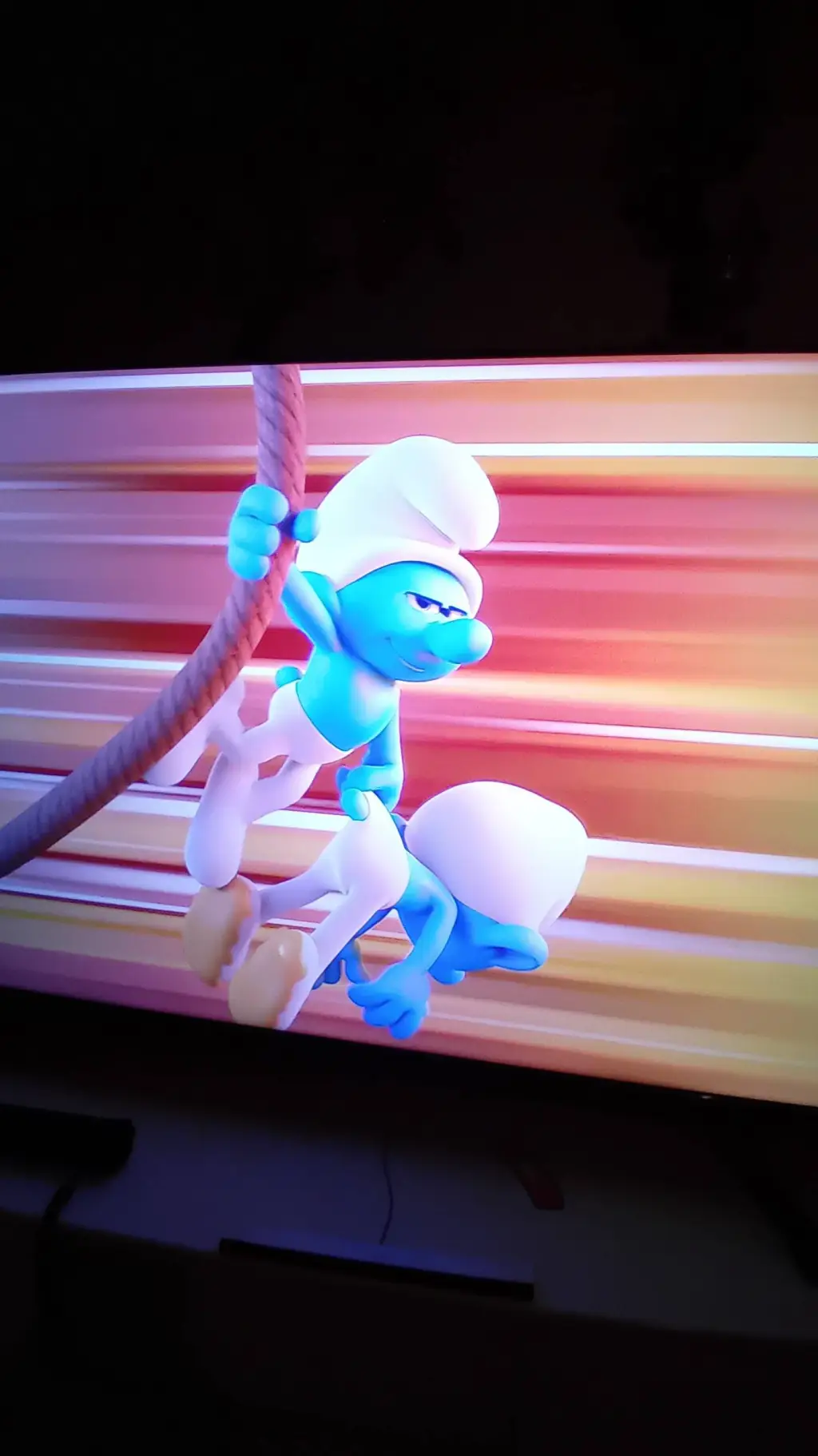 ai character: smurf background