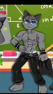 ai character: sprunki school  background
