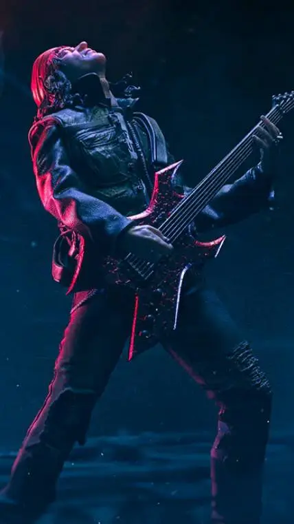 ai character: Eddie Munson 🤟😈 background