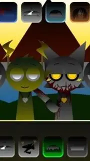 ai character: Simón y wenda background