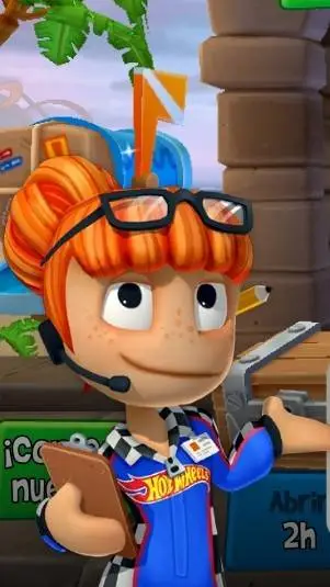 ai character: Ruby hot wheels background