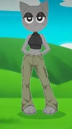 ai character: gray background