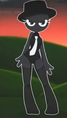 ai character: black background