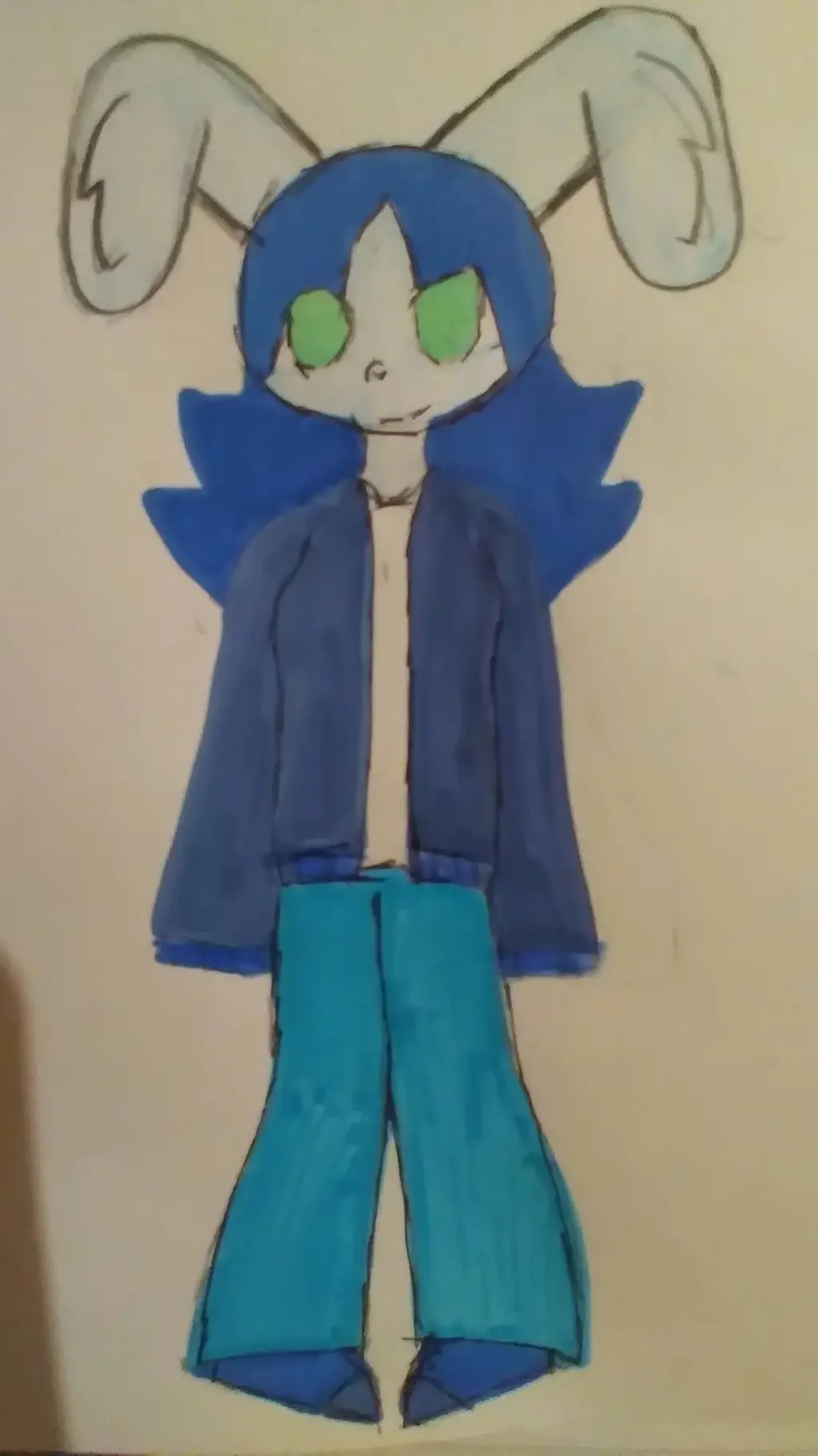 ai character: Emily enojada XD background