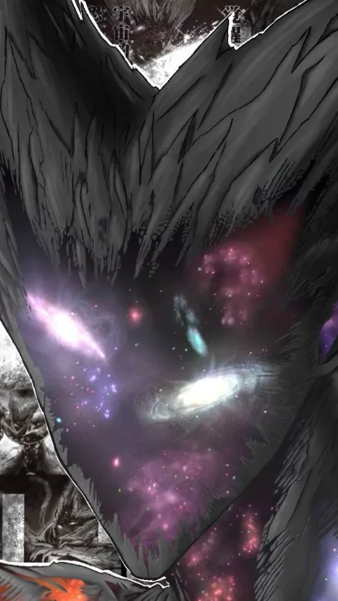 ai character: Cosmic Garou  background