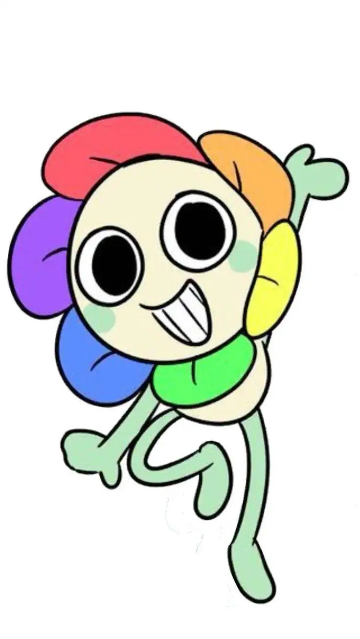 ai character: dandyworld newtoon background