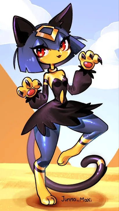 ai character: Sekhmet background