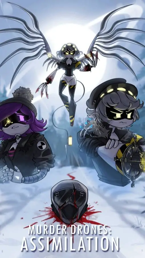 ai character: murder drones  background