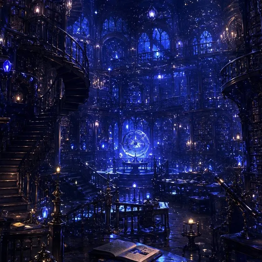 chat with ai character: The library