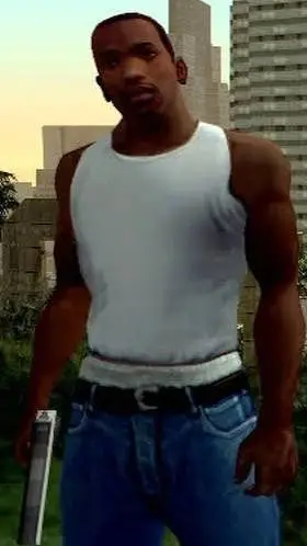 ai character: Carl Johnson  background