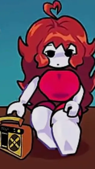 ai character: Gf fnf background