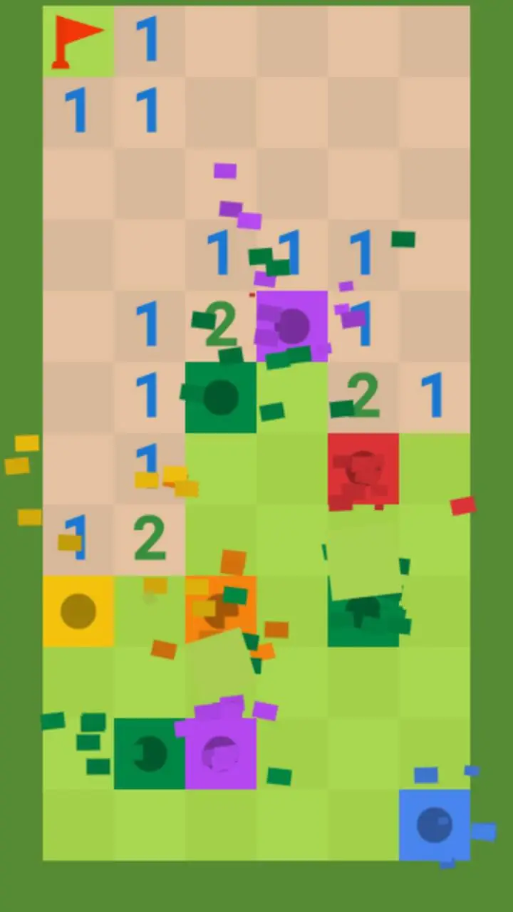 ai character: buscaminas background