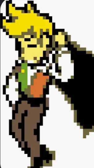 ai character: flowery background