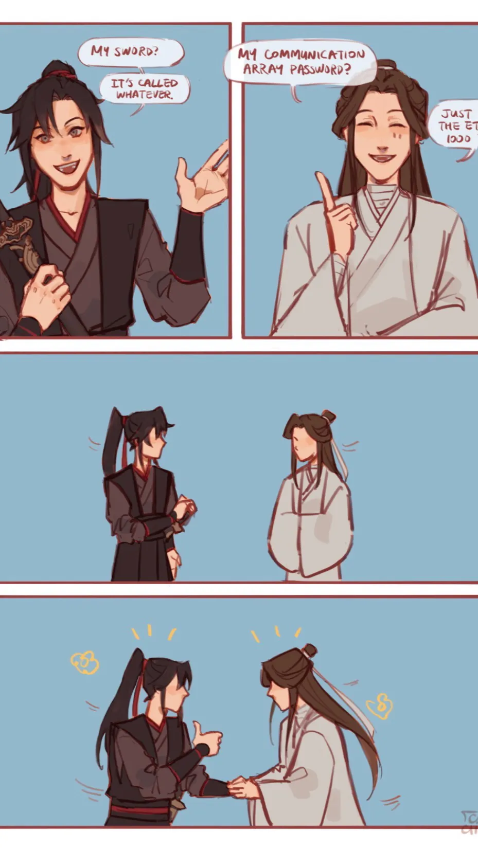 ai character: TGCF,MDZS,SVSSS background