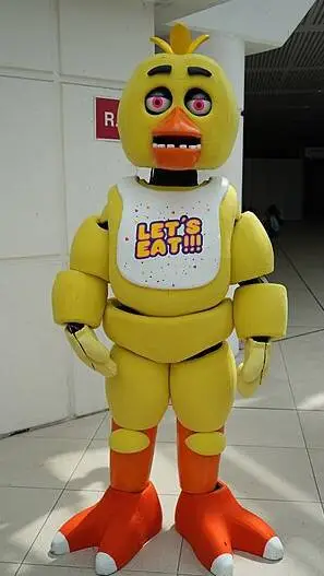 ai character: chica de fnaf XD background