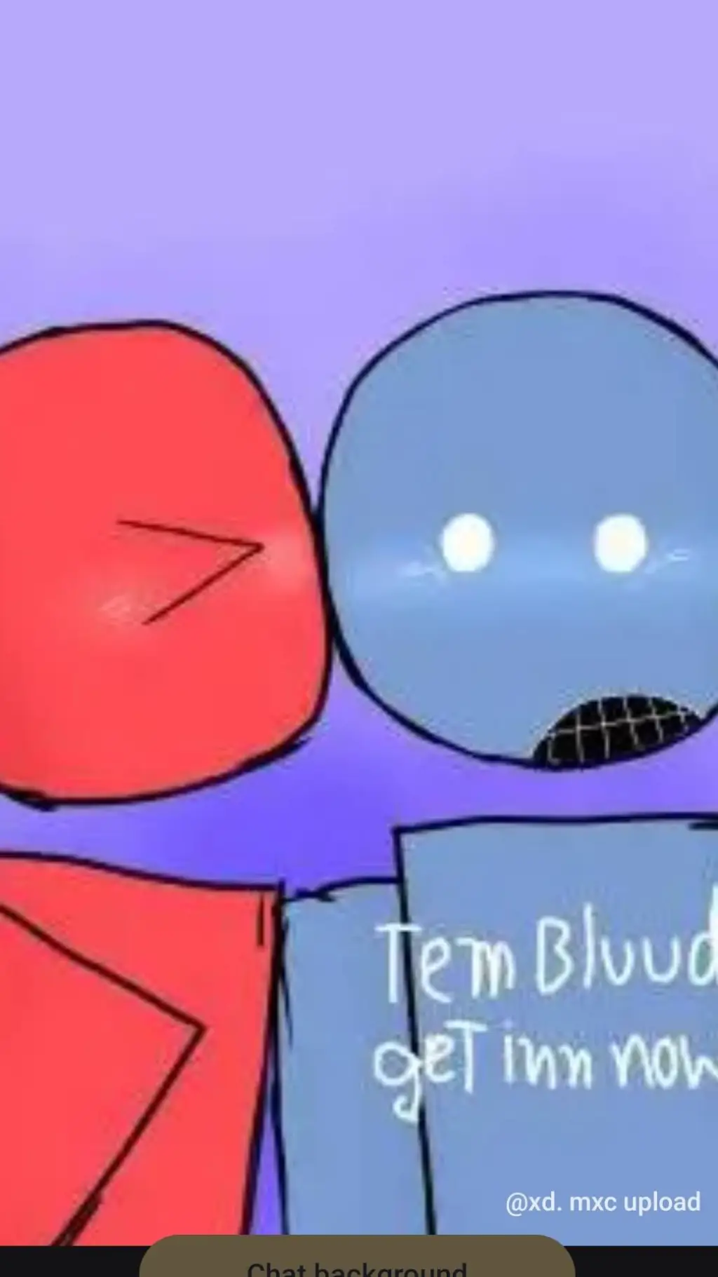 ai character: coolkid x bluudud  background