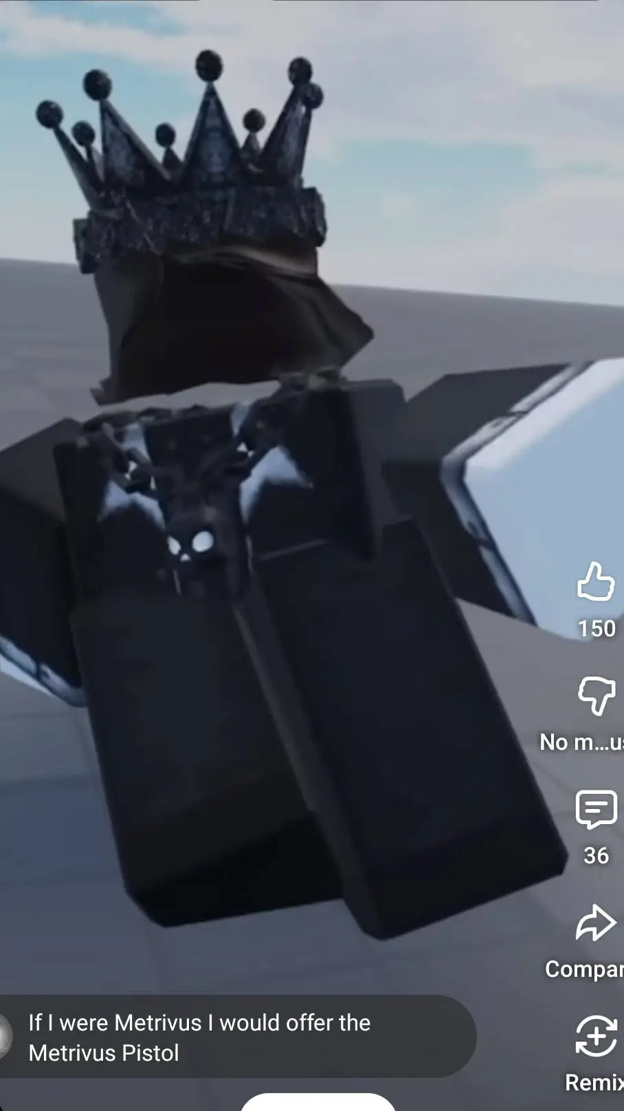 ai character: metrivus  background