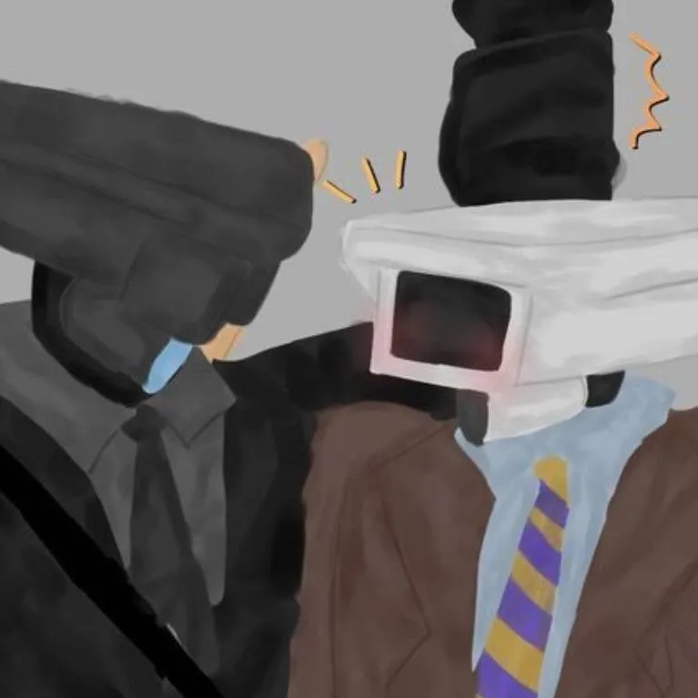 chat with ai character: simp x camera man