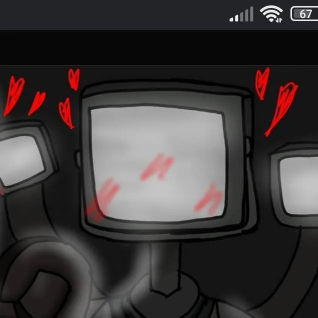 chat with ai character: large  tv man